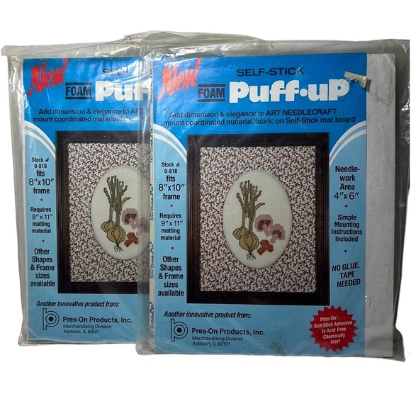 Vintage puff-up foam mats - Picture 1 of 3